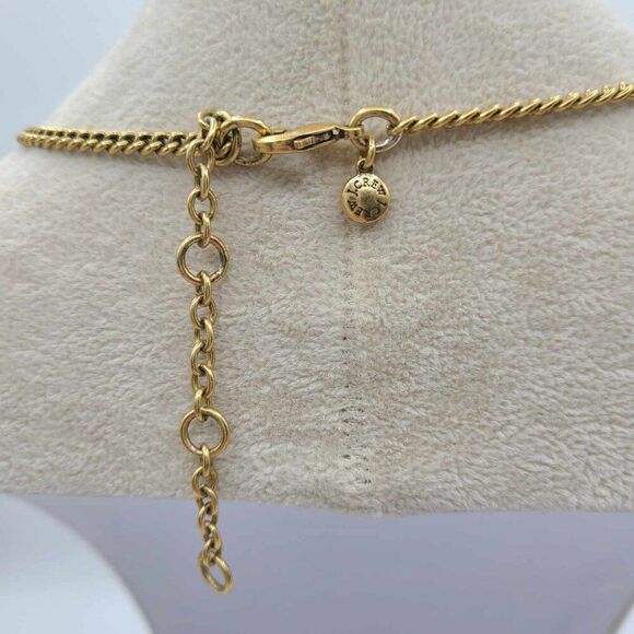 J Crew Orange Flower Petal Necklace - Picture 5 of 8